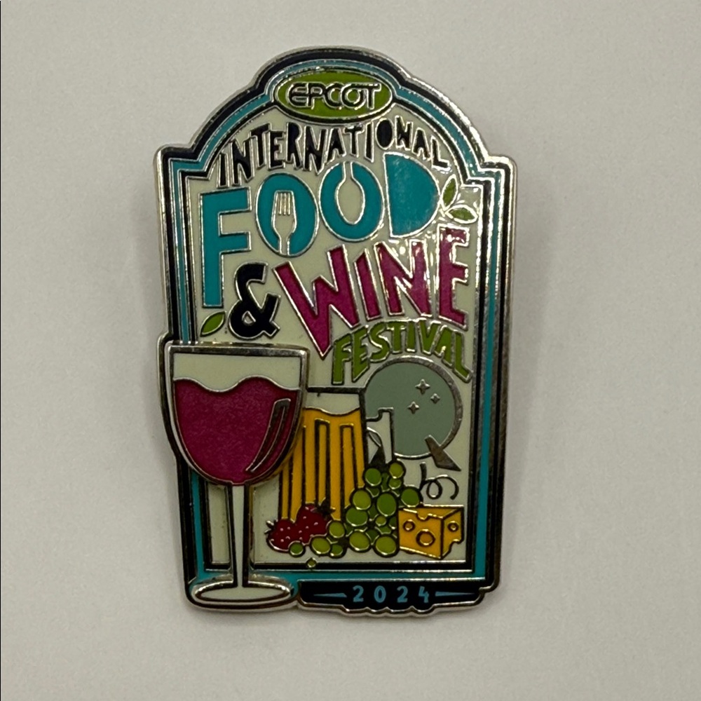 2024 Disney Epcot International Food & Wine Festival Collector’s Trading Pin